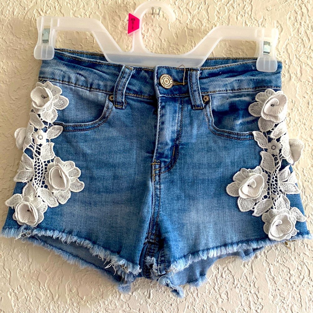 Denim shorts